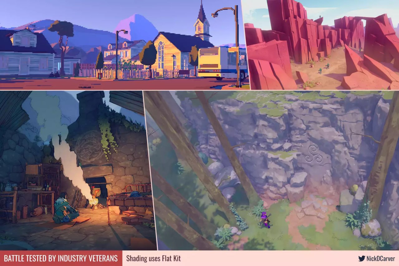 Flat Kit: Toon Shading and Water📱 - изображение 2